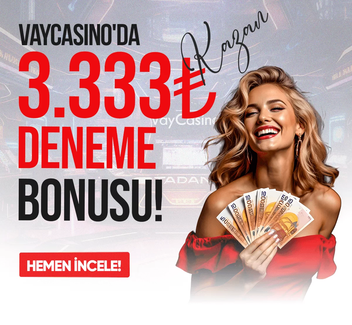 3333TL Deneme Bonusu